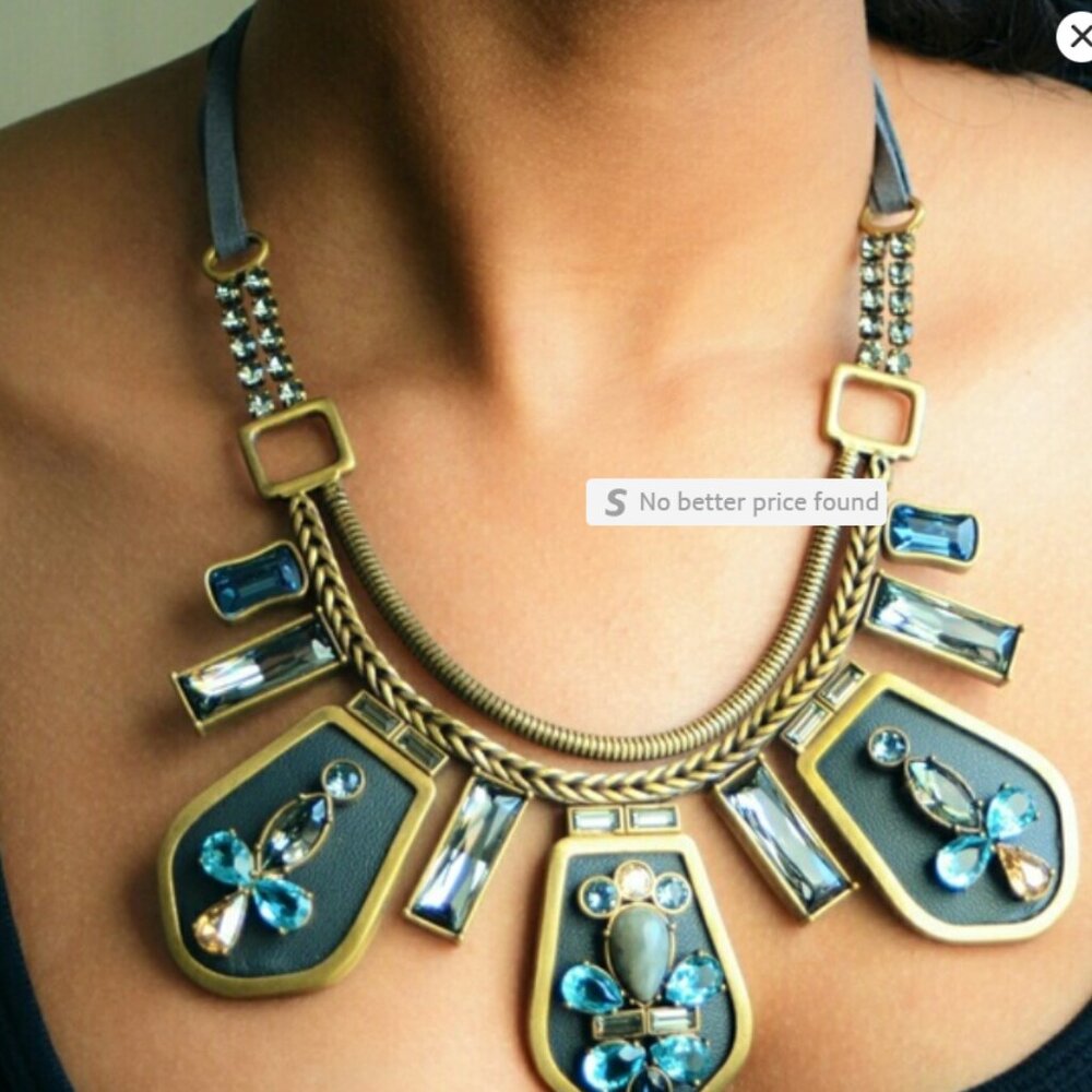 Blue Streak Necklace